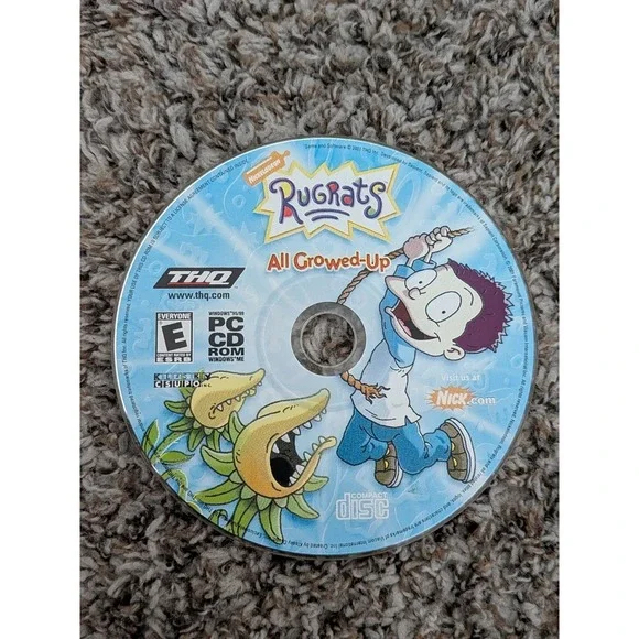 Rugrats All Growed Up PC‎ Game Video Game Disc Only THQ Nick