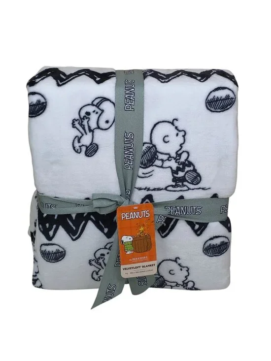 Peanuts VelvetLoft Plush Blanket Queen 90x90