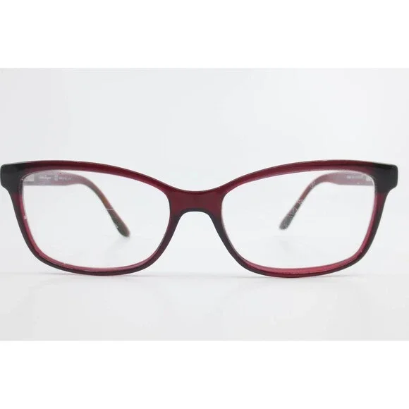 Salvatore Ferragamo SF2886 603 Wine Red Cat Eye Eyeglasses Frames Italy