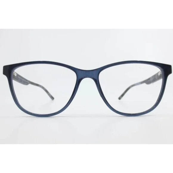 Armani Exchange AX3047 8237 Blue Grey Marbled Cat Eye Eyeglasses Frames