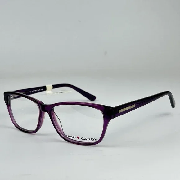 Hard Candy Purple‎ Women's Eyeglasses Frames 53-14-135 HC25 PURCR