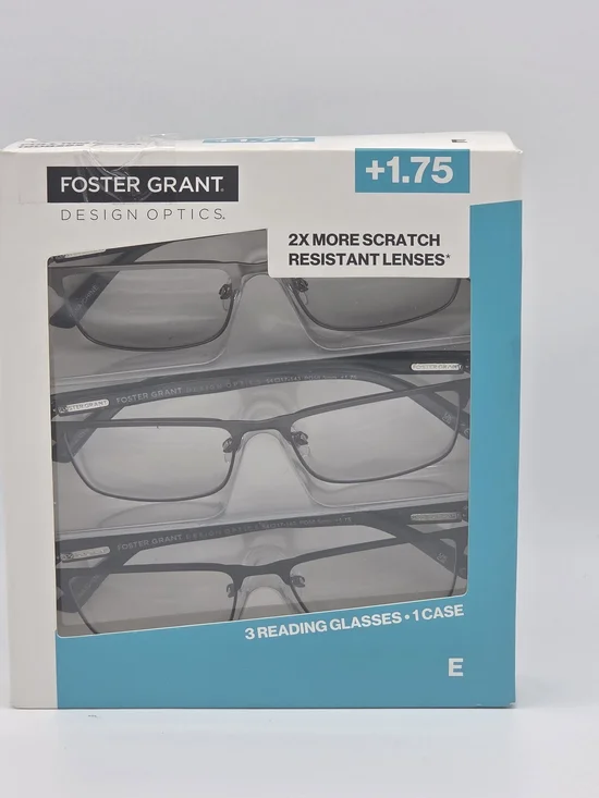 Foster Grant Reading Glasses 3 Pack +1.75
