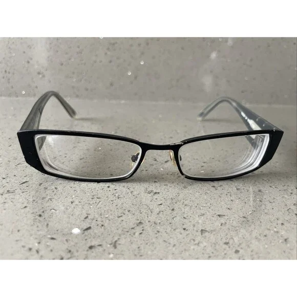 Thierry Mugler France TM9209 C4 51-17-135 Black Full Rim Eyeglasses Frames ONLY