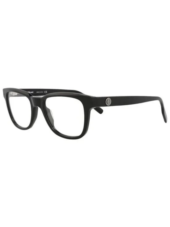 New Montblanc Mens Square/Rectangle Black Black Transparent Fashion Designer Eye