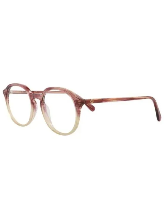 New Gucci Womens Round/Oval Red Red Transparent Fashion Designer Eyeglasses
