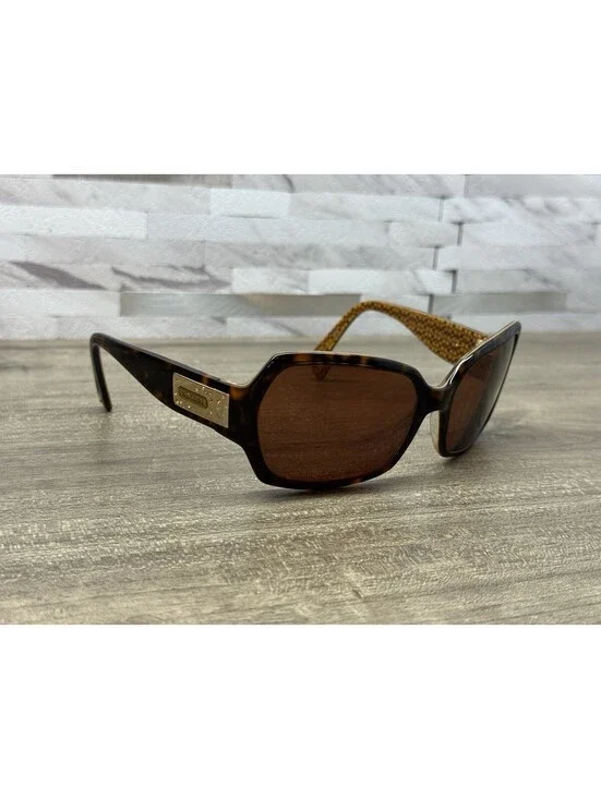 COACH Sunglasses ALICIA S441 Tortoise Oversized Designer Swarovski *Frames Only