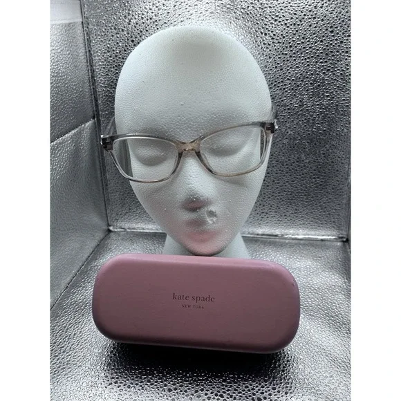 Kate Spade Eyeglasses, Frames Only, Reilly/G 3XJ, 53-16-140, Clear Sand/Gray‎