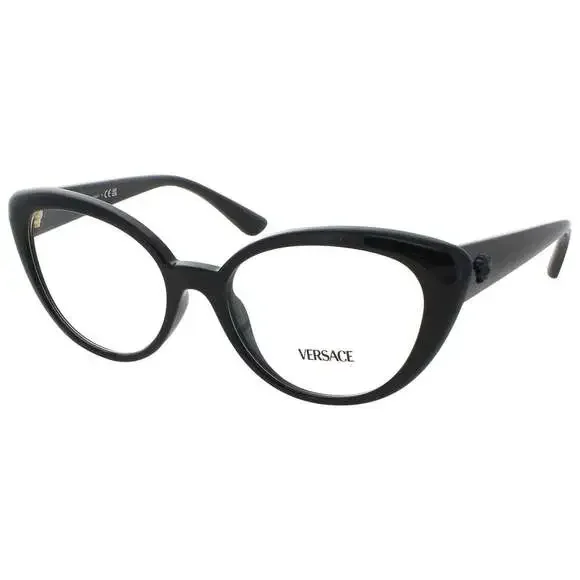 Versace 0VE3349U-GB1 Women's Eyeglasses GB1 BLACK ACETATE