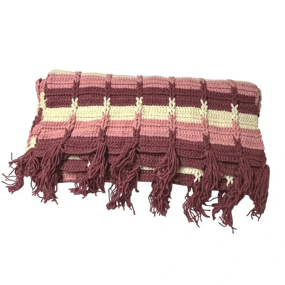 Handmade Crochet Blanket‎ Throw 45