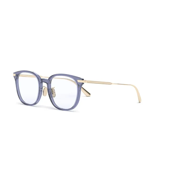 NWT Christian Dior CD50044F-084-51 Blue Gold 51mm Eyeglasses