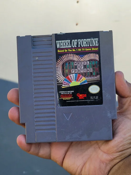 Untested! Wheel of Fortune NES Nintendo Entertainment System #Nintendo #Nes