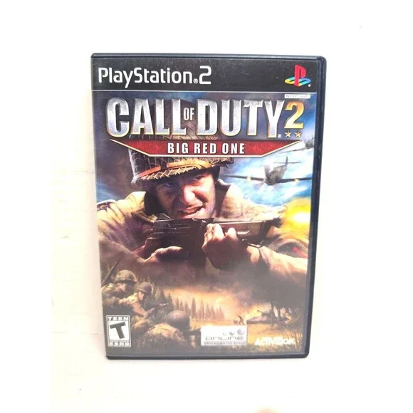 Call of Duty 2 Big Red One PS2 PlayStation 2 Complete 2005