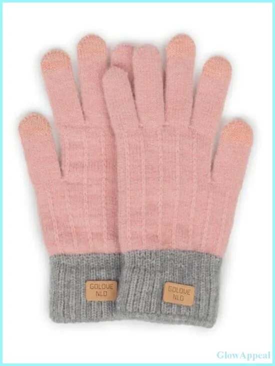 Women's Knit Winter Gloves Touchscreen Thermal Texting Gloves