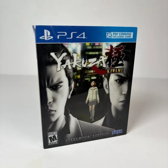 Yakuza Kiwami Steelbook Edition PS4 Video Game Action Adventure SEGA