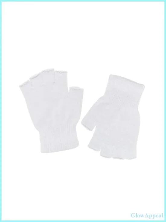 Fingerless Knit Gloves Touchscreen Unisex Warm Stretchy Half Finger Winter