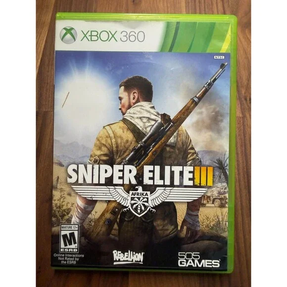 Sniper Elite III (Microsoft Xbox 360, 2015)  Complete CIB w/ MANUAL