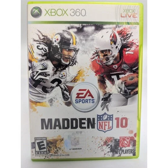 Madden NFL 10 (Microsoft Xbox 360, 2009) Very Good Condition