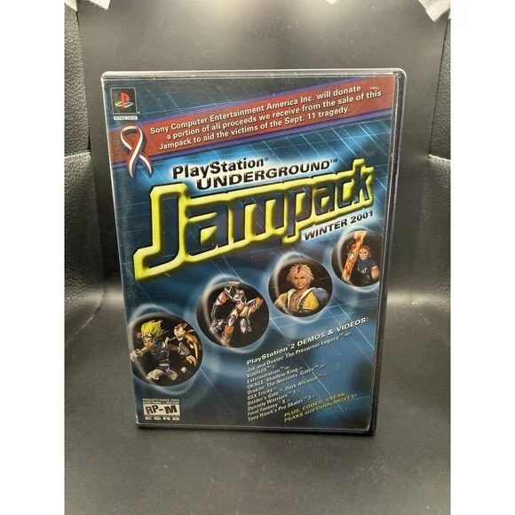 Sony PlayStation Underground Jampack Winter 2001 PS2 Demo Manual NTSC-U/C