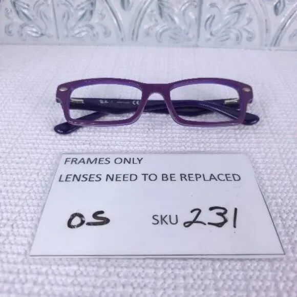 Ray-Ban RB 1530 3589 Kids Eyeglasses FRAMES ONLY Purple 48-16-130 Full Rim