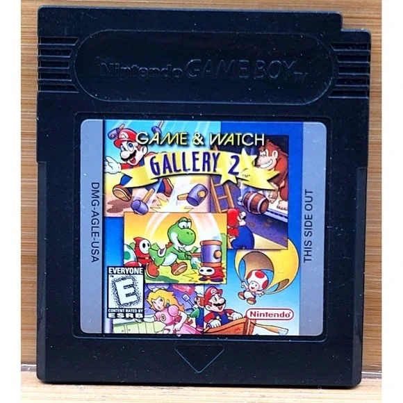 Game and Watch Gallery 2 Nintendo Gameboy CART‎ ONLY