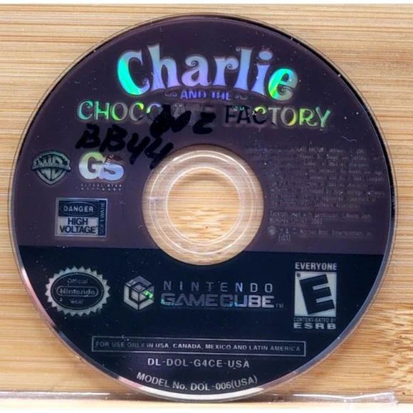 Charlie and the Chocolate Factory Nintendo GameCube Disc Only TESTED WORKS