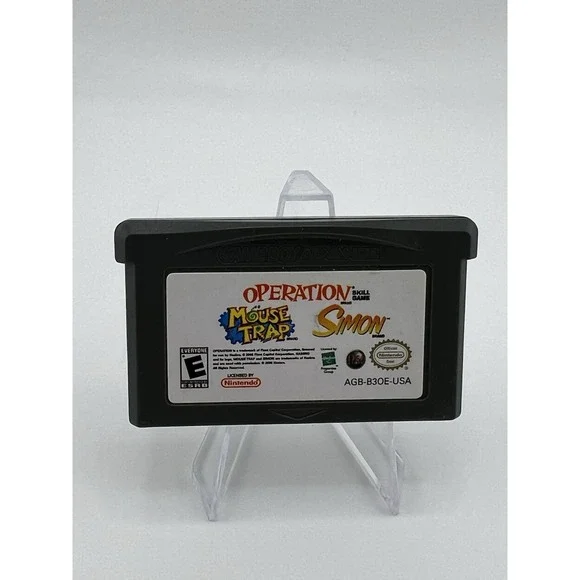 Operation Mouse Trap‎ Simon 3-in-1 Nintendo Game Boy Advance GBA AGB-B30E-USA