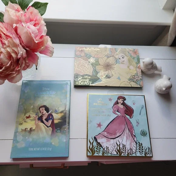 Disney‎ Princess Makeup Palette Bundle Snow White Belle Ariel NEW
