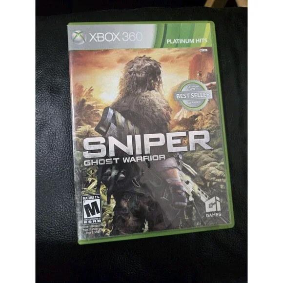 Sniper: Ghost Warrior Xbox 360 Video Game & Manual CIB Tested And Works