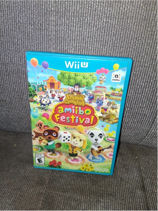 Nintendo Animal Crossing Amiibo Festival Wii U Party Board Game NTSC-U/C 2015