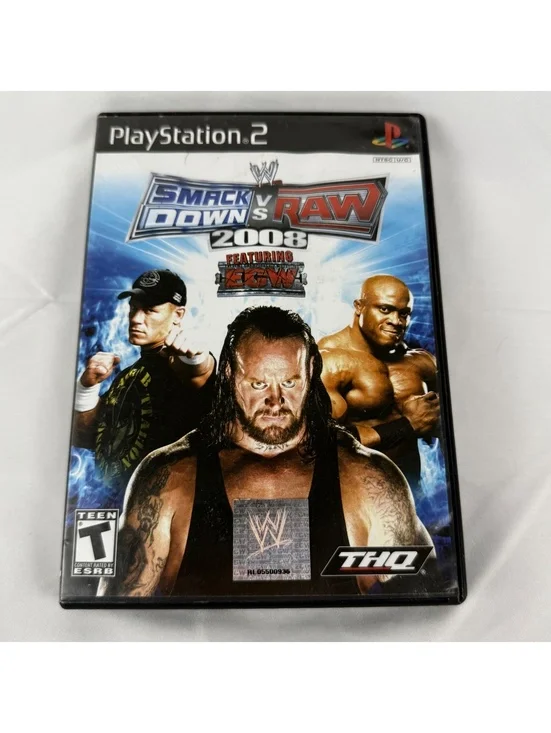 WWE SmackDown vs. Raw 2008 (PlayStation 2, 2007) Featuring ECW