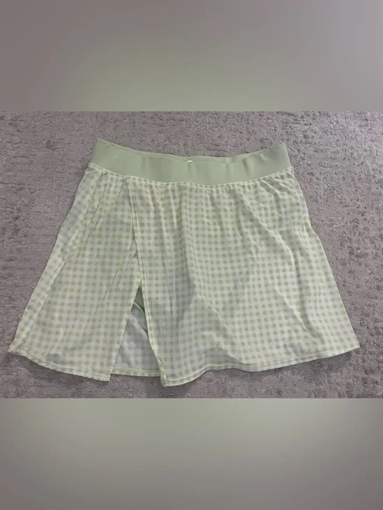 Alo Checkered Gingham Skirt