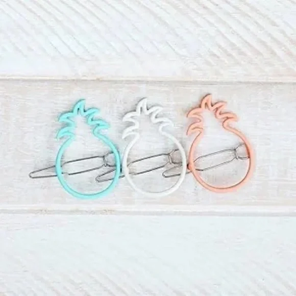 ❄️ Pura Vida | Pineapple Hair Barrette Various Colors Available
