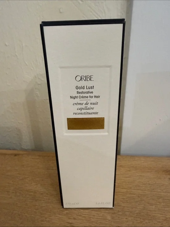 Oribe Gold Lust Night Crème for Hair - White and Gold