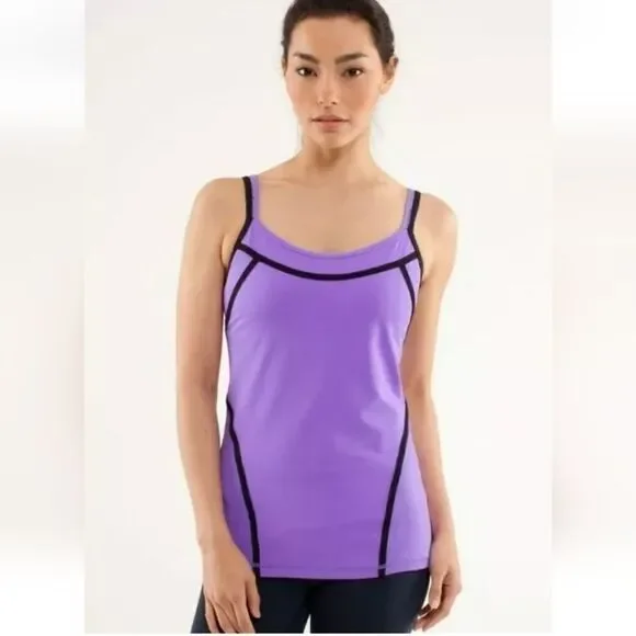 Lululemon Ignite Strappy Back Sports Bra Tank Top Size 4