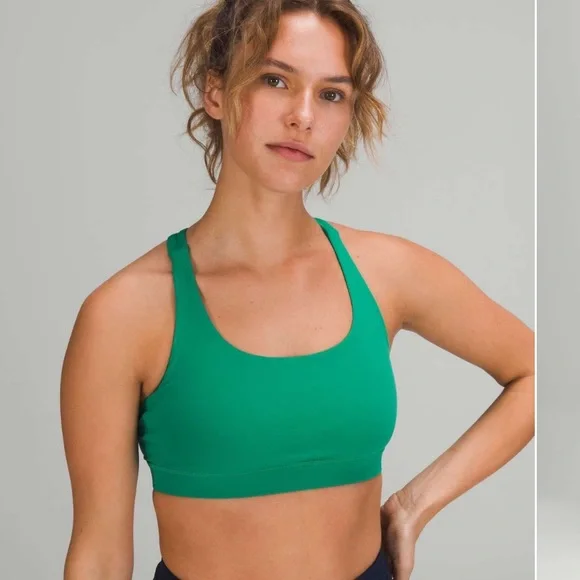 NWT 🍋 Lululemon Emerald Ice Energy Bra Size 2