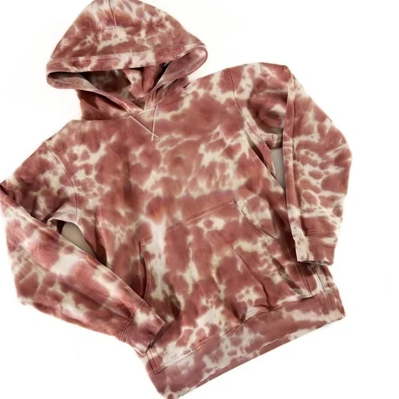 Lululemon Hoodie Sweatshirt Womens Sz 2 XS All Yours Tie Dye Pink