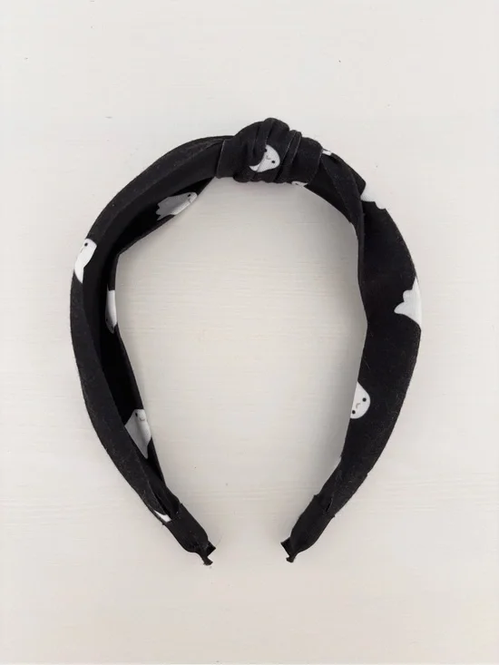 Happy Ghost Knot Headband