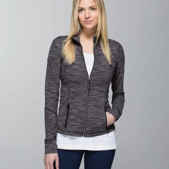 Lululemon Forme Jacket *Cuffins Wee Are From Space Black Cashew