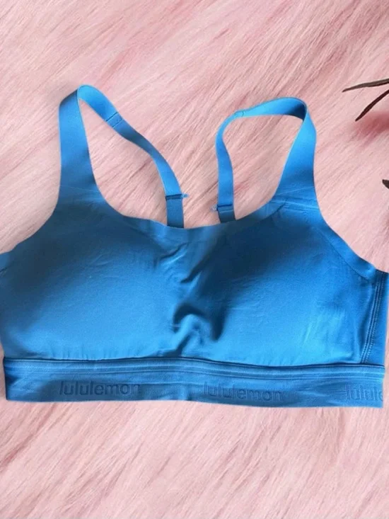 lululemon athletica Dusty Blue Medium-Support Sports Bra