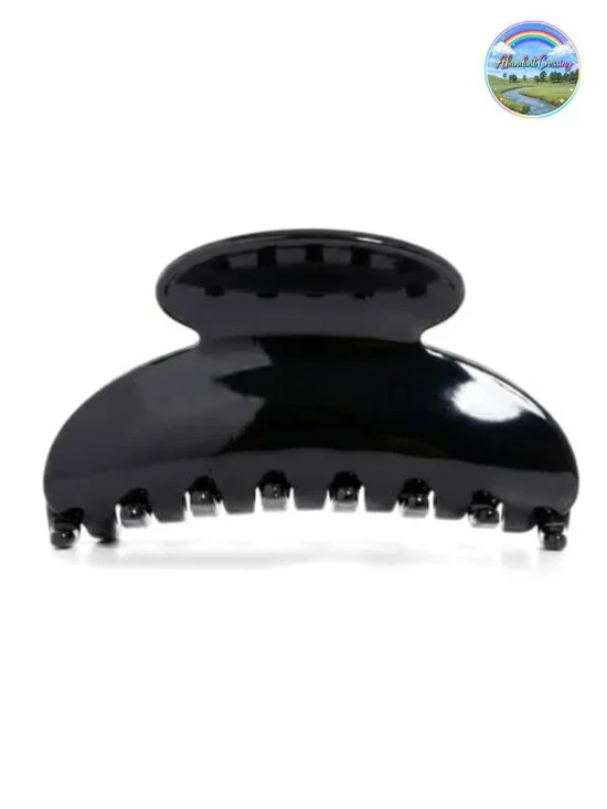 Handmade French Cellulose Acetate Claw Clip, Slip-Free Hold for All Hair Types
