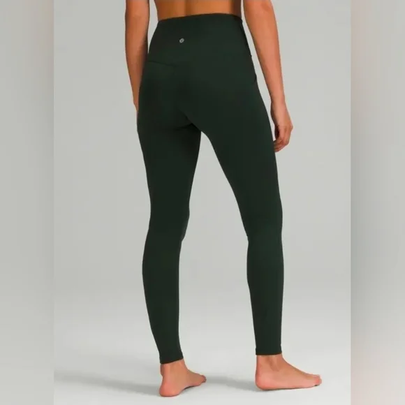 Lululemon Womens Green Align Pants Size 2 NWT $128 Pockets 28