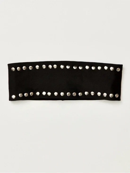 Free People Abbey red Studded Hair Bandeau