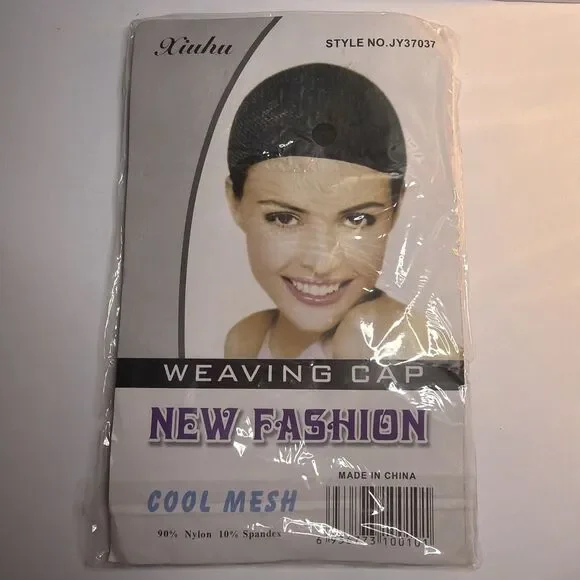 Invisible Nylon Weaving Cap Hair Net Elastic One Size Black New