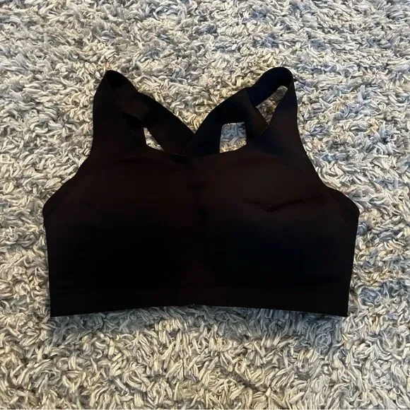 lululemon black high impact sport bra 34e or 34dd