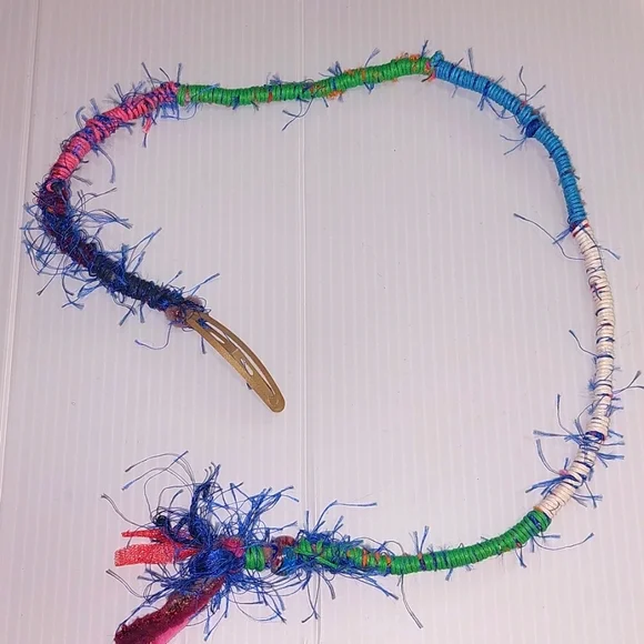 Colorful Hair Decoration ,Clip it right into your hair .Handmade