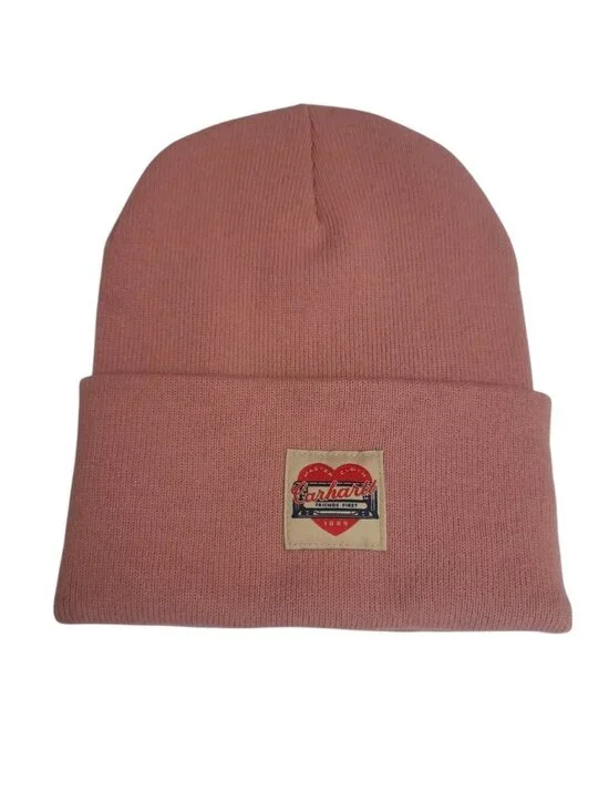 Carhartt Rose Pink Cuffed Beanie Hat