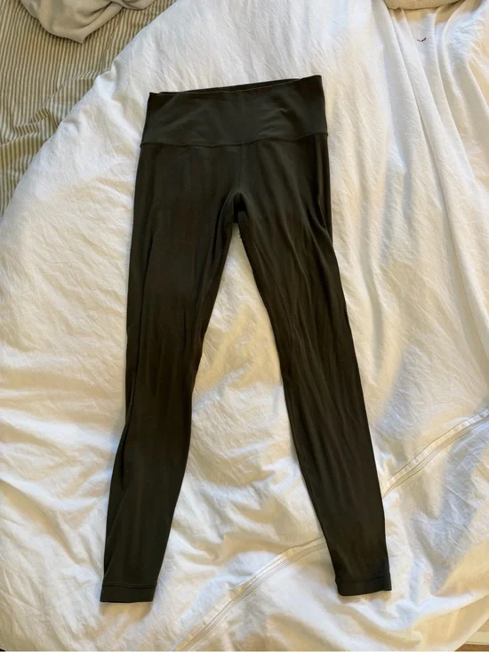 Lululemon Athletica Align leggings 28” dark green
