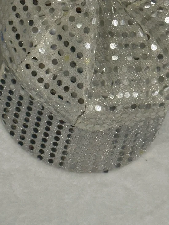 Silver Sequin Baseball Cap - Women Accessories