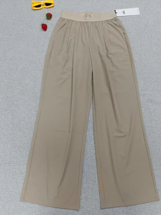 Gravel（Sz XXS|NWT）💗ALO Suit Up Wide Leg Trouser Regular30”🧚‍♀️Versatile Chic