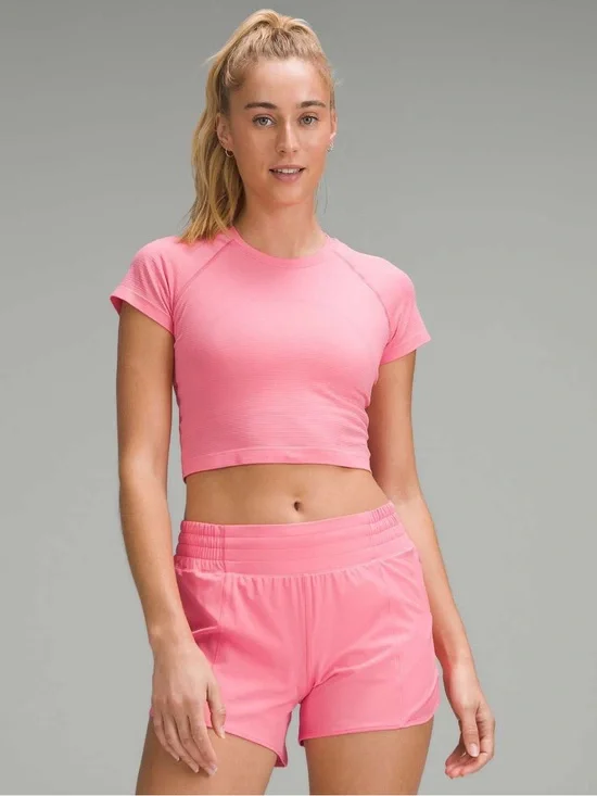 Lululemon Swiftly Tech Cropped Short-Sleeve Shirt 2.0